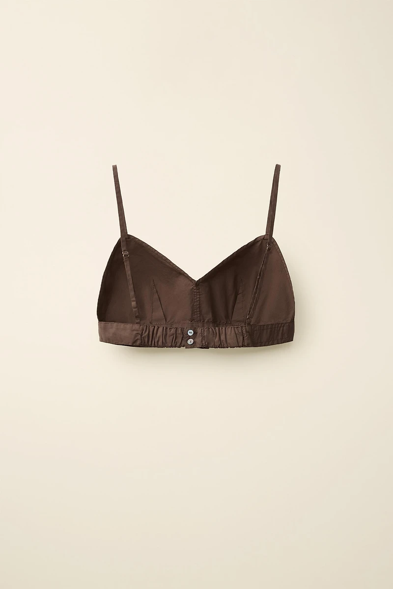 POPLIN TOP CREATED BY CARAMEL LONDON X ZARA