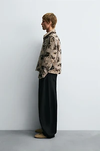 TEXTURED JACQUARD JACKET
