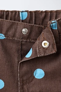 POLKA DOT TWILL SHORTS