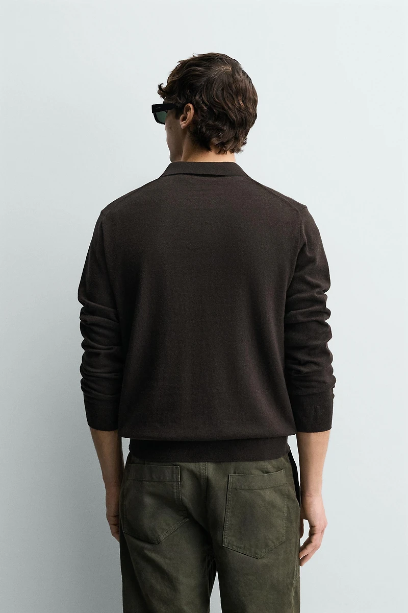REGULAR FIT KNIT POLO SHIRT