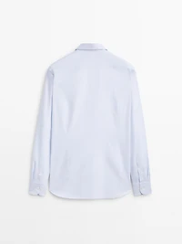 Slim fit 100% cotton shirt