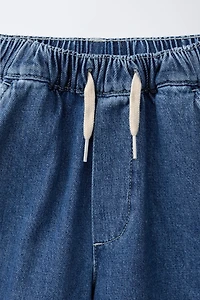 FLOWY DENIM SHORTS