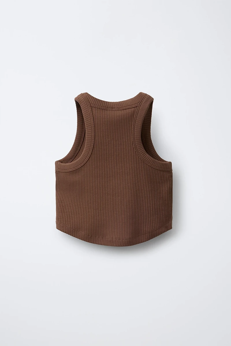 RIBBED SWIMMER T-SHIRT