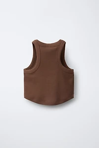 RIBBED SWIMMER T-SHIRT