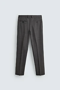 PLAID SUIT PANTS