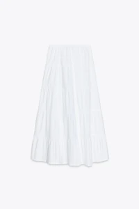 TIERED MAXI SKIRT