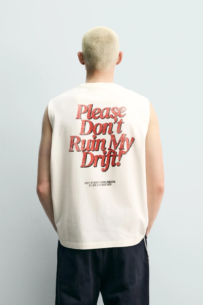 COMIC PRINT TANK TOP