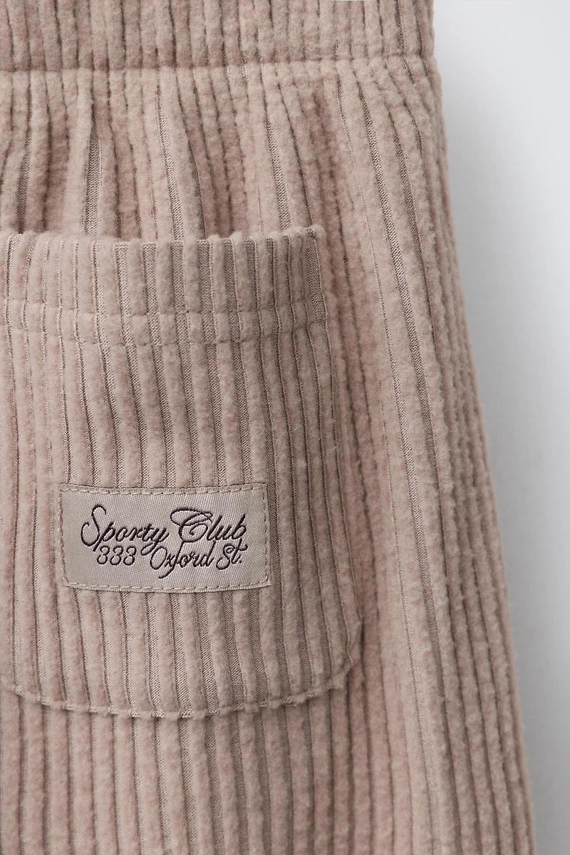 PANTALON CANNELÉ SOFT TOUCH