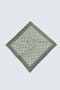PLAID PRINT BANDANA