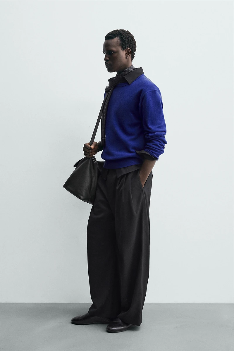 PANTALON PLIS AVEC LAINE