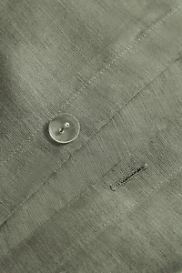 WASHED LINEN DUVET COVER (140 GSM)