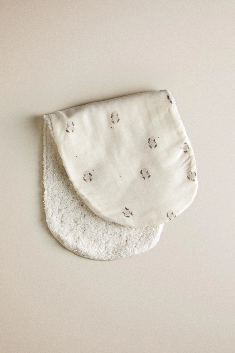 KIDS BUNNY SHOULDER BIB