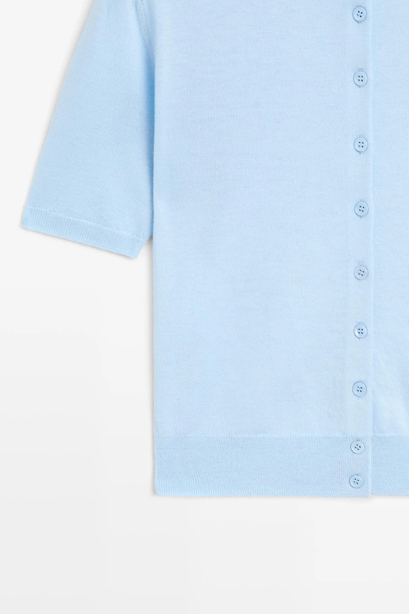 Cardigan manches courtes