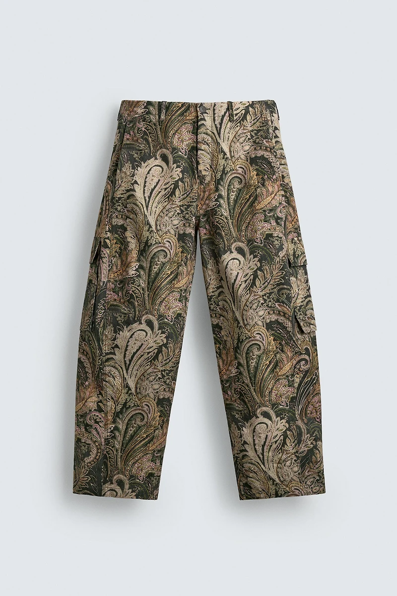 PANTALON CARGO BARREL FIT PAISLEY ÉDITION LIMITÉE