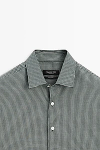100% cotton check regular fit shirt