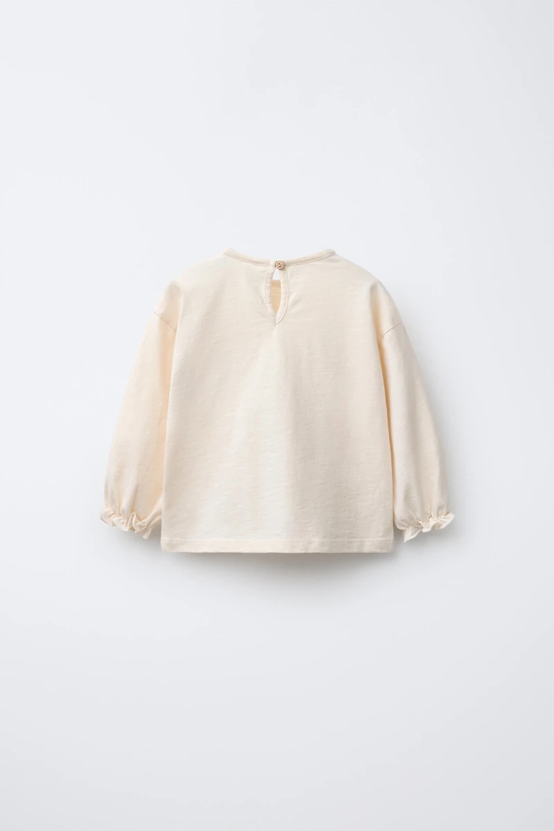 KNIT PATCH T-SHIRT