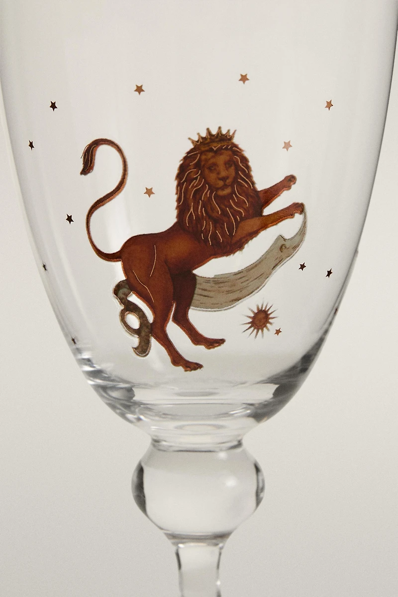 VERRE ZODIAQUE LION | MARISA BERENSON