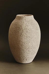 ROUGH-EFFECT CERAMIC VASE