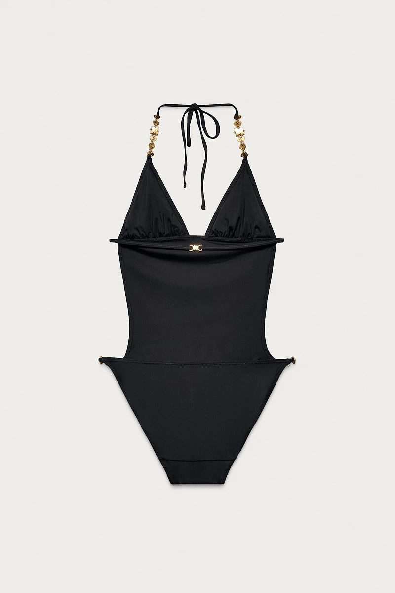SOLID MARISA BERENSON X ZARA JEWEL SWIMSUIT