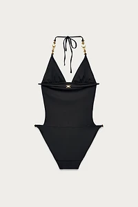 SOLID MARISA BERENSON X ZARA JEWEL SWIMSUIT