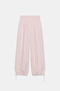 ELASTIC WAIST BAGGY PANTS