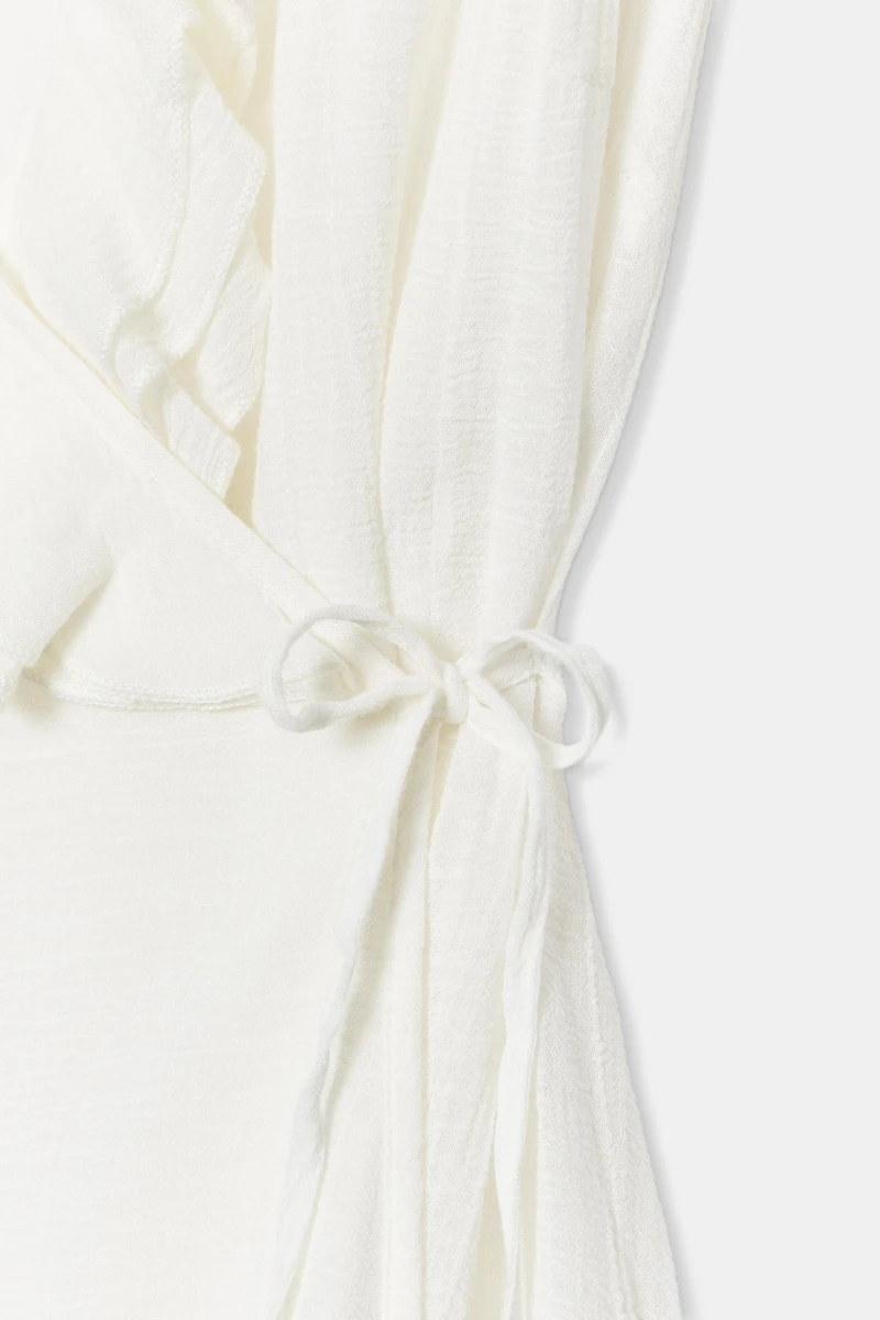 RUFFLED MINI DRESS