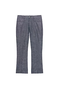 LINEN MINI FLARE PANTS