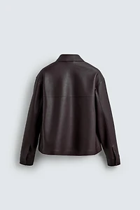 BLOUSON EN MATIÈRE SYNTHÈTIQUE