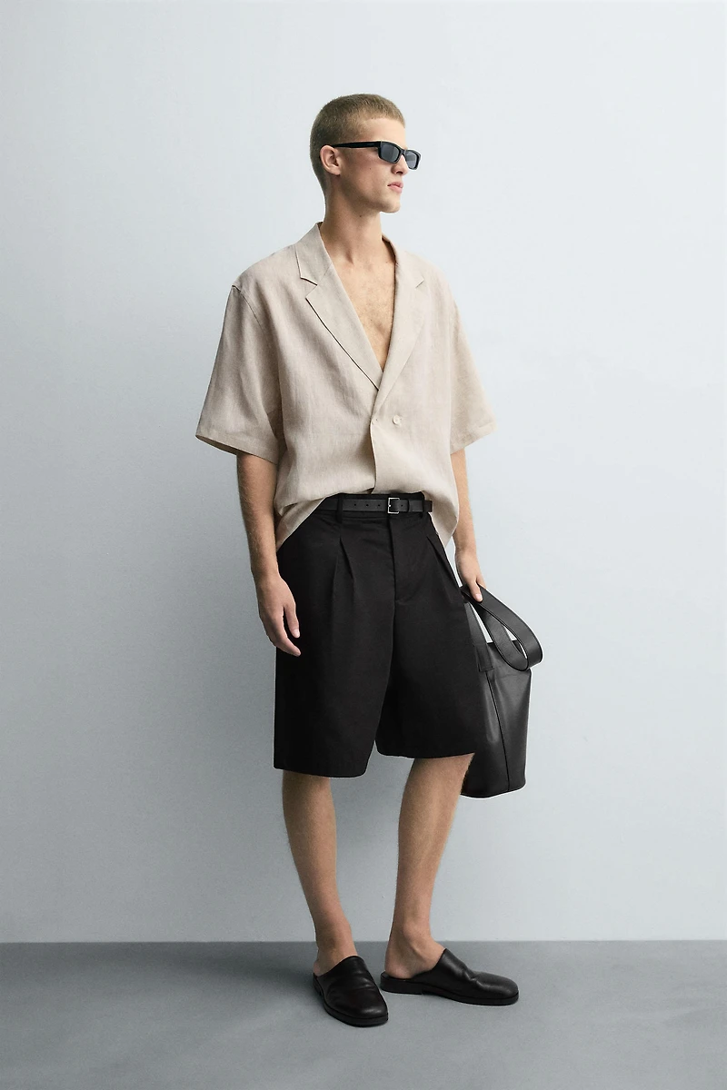 CHEMISE KIMONO 100 % LIN