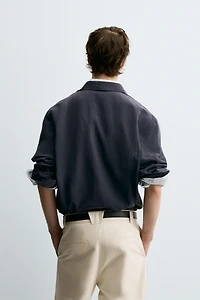 RELAXED FIT FLOWY SHIRT