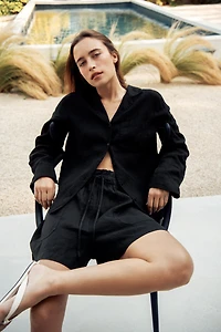 100% LINEN SHORTS ZW COLLECTION