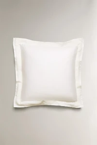 BORDERED SATEEN PILLOWCASE