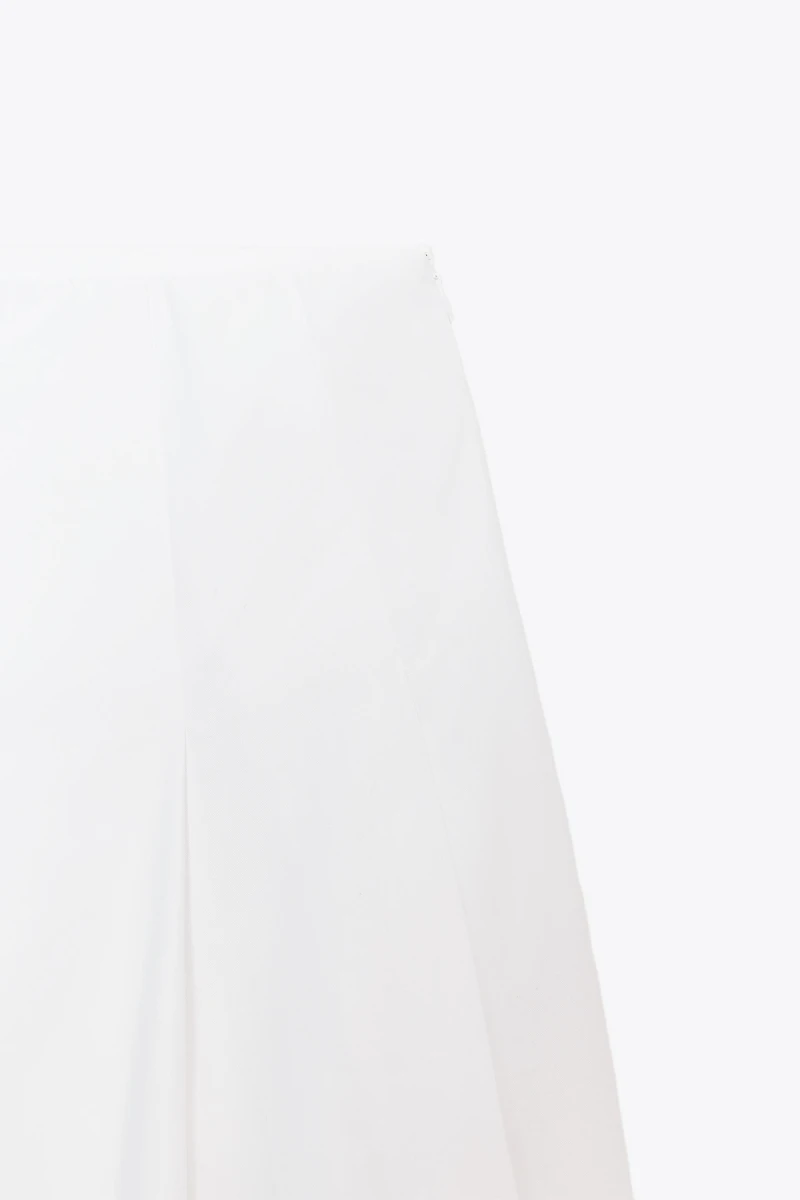 PLEATED MIDI SKIRT