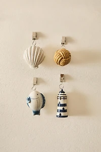 LOT PINCES À NAPPE FORMES MARINES (LOT DE 4)