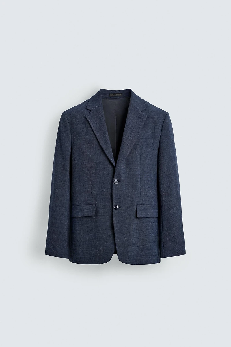 SLIM FIT WOOL BLEND BLAZER