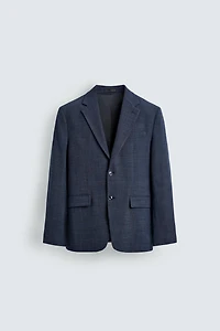SLIM FIT WOOL BLEND BLAZER