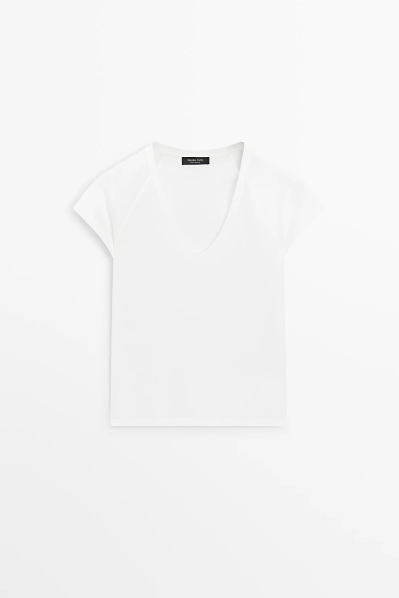 100% mercerised cotton T-shirt