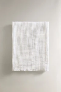 PLAID COTON GAZE