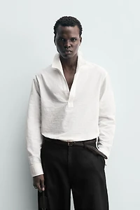 TEXTURED POLO SHIRT