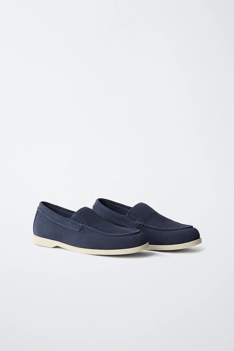 LEATHER BOAT SHOES