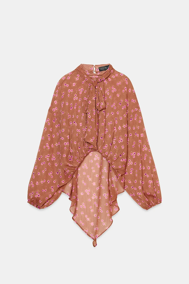BOW PRINT SHIRT