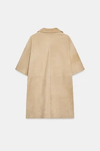 SUEDE LEATHER DRESS ZW COLLECTION LIMITED EDITION