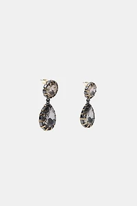 METALLIC JEWEL EARRINGS
