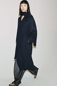 OVERSIZED LINEN BLEND COAT ZW COLLECTION
