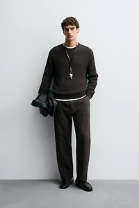 RIBBED TEXTURED SWEATER