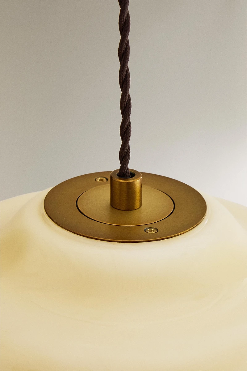 SMALL GLASS CEILING LAMP
