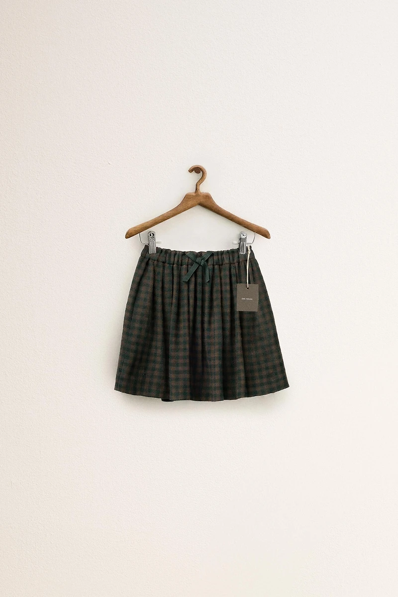 ZARA TIMELESS - PLAID WOOL SKIRT