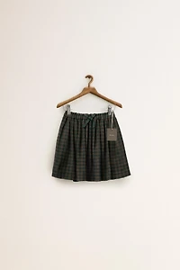 ZARA TIMELESS - PLAID WOOL SKIRT
