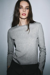 INTERLOCK LONG SLEEVE T-SHIRT