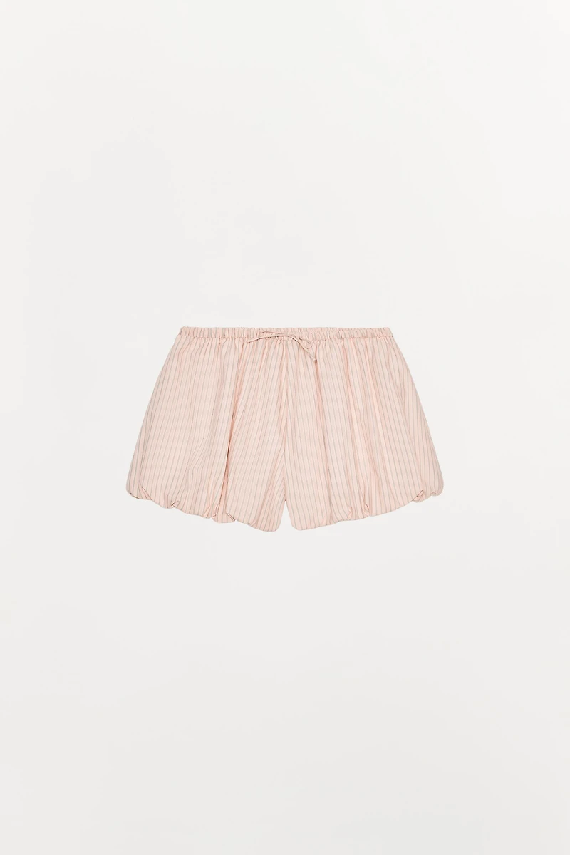 SHORT JUPE-CULOTTE RAYÉ